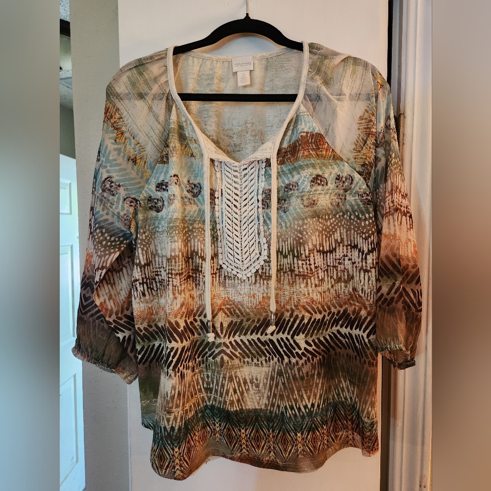 Chico Sheer Blouse